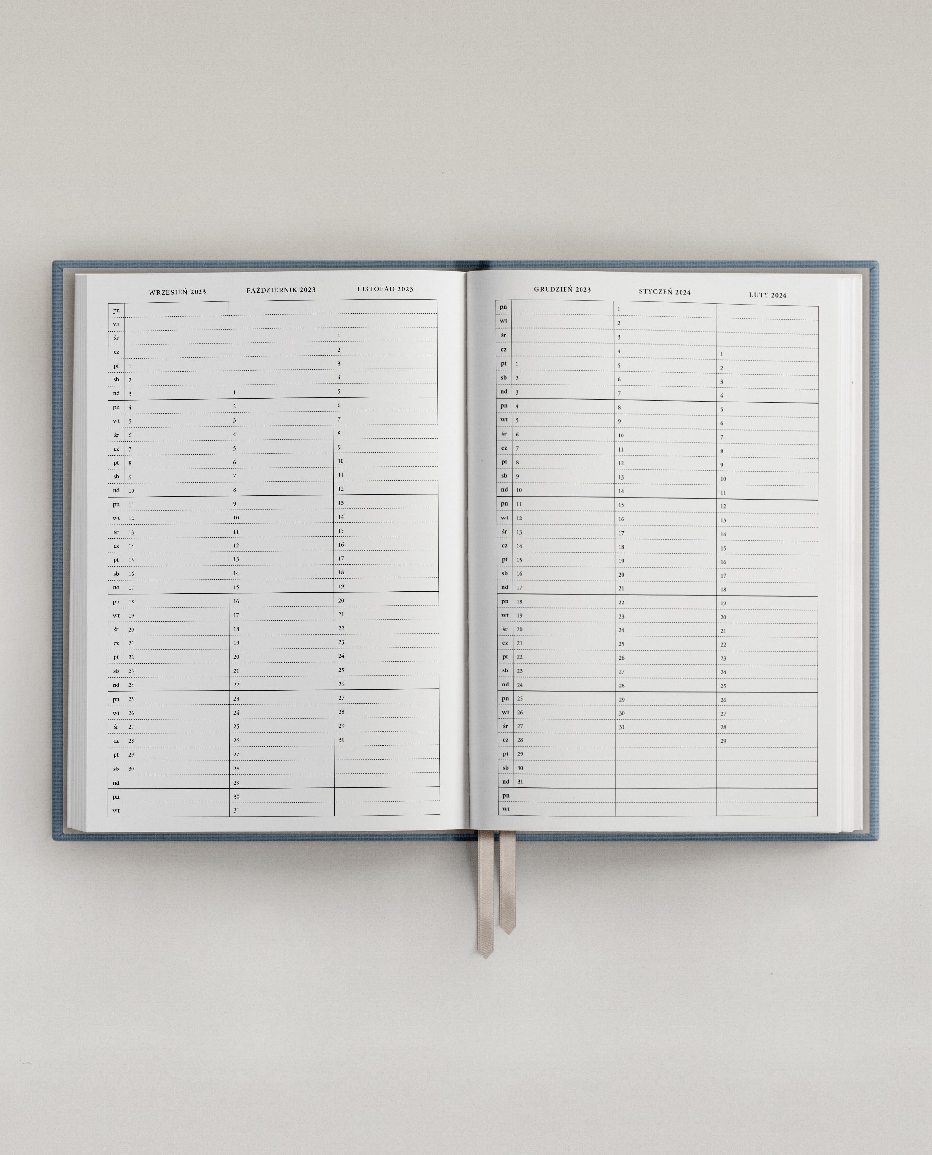 Academic Planner 23/24 Daily Riviera Blue