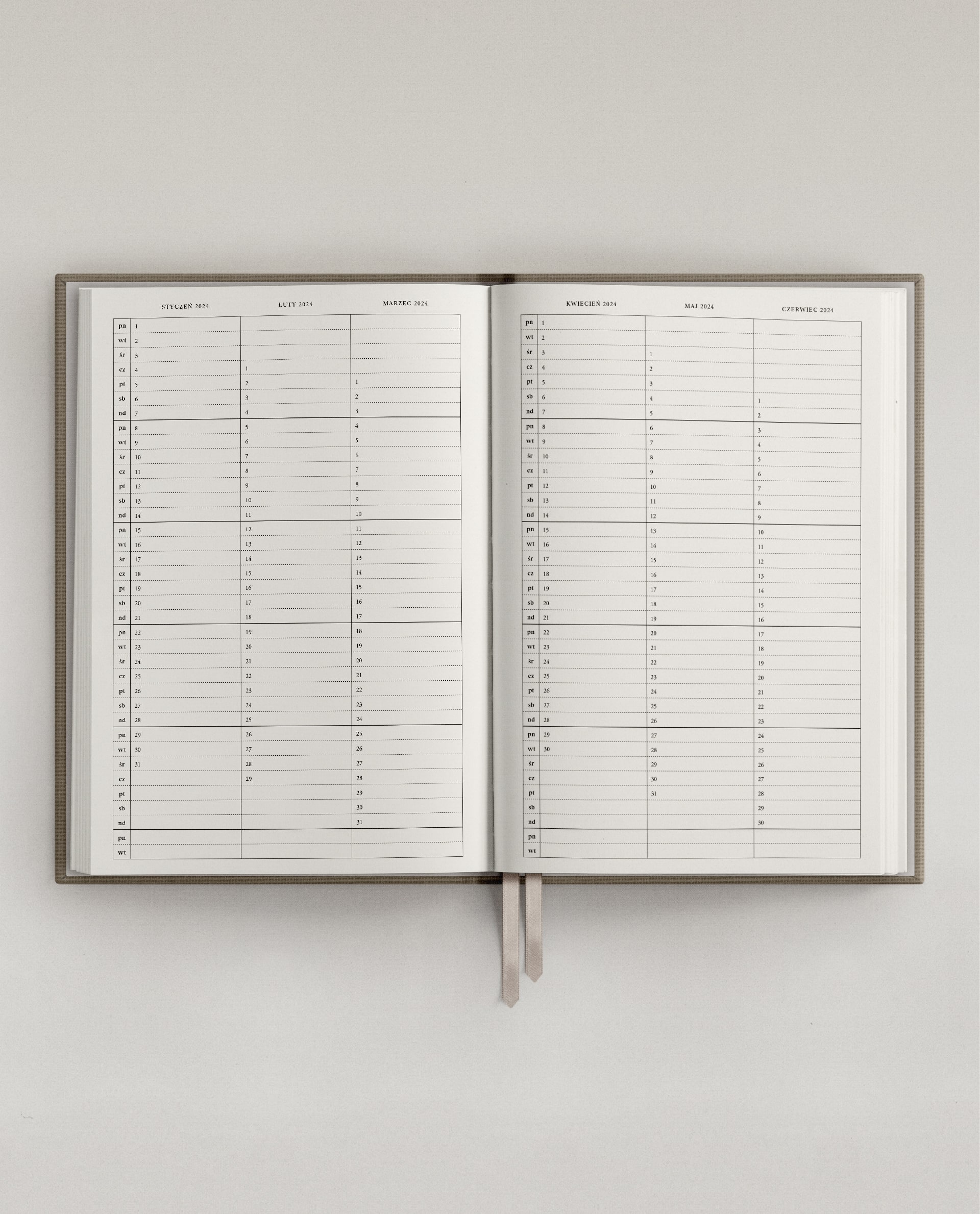 Planner PRO 2024 Daily Deep Taupe