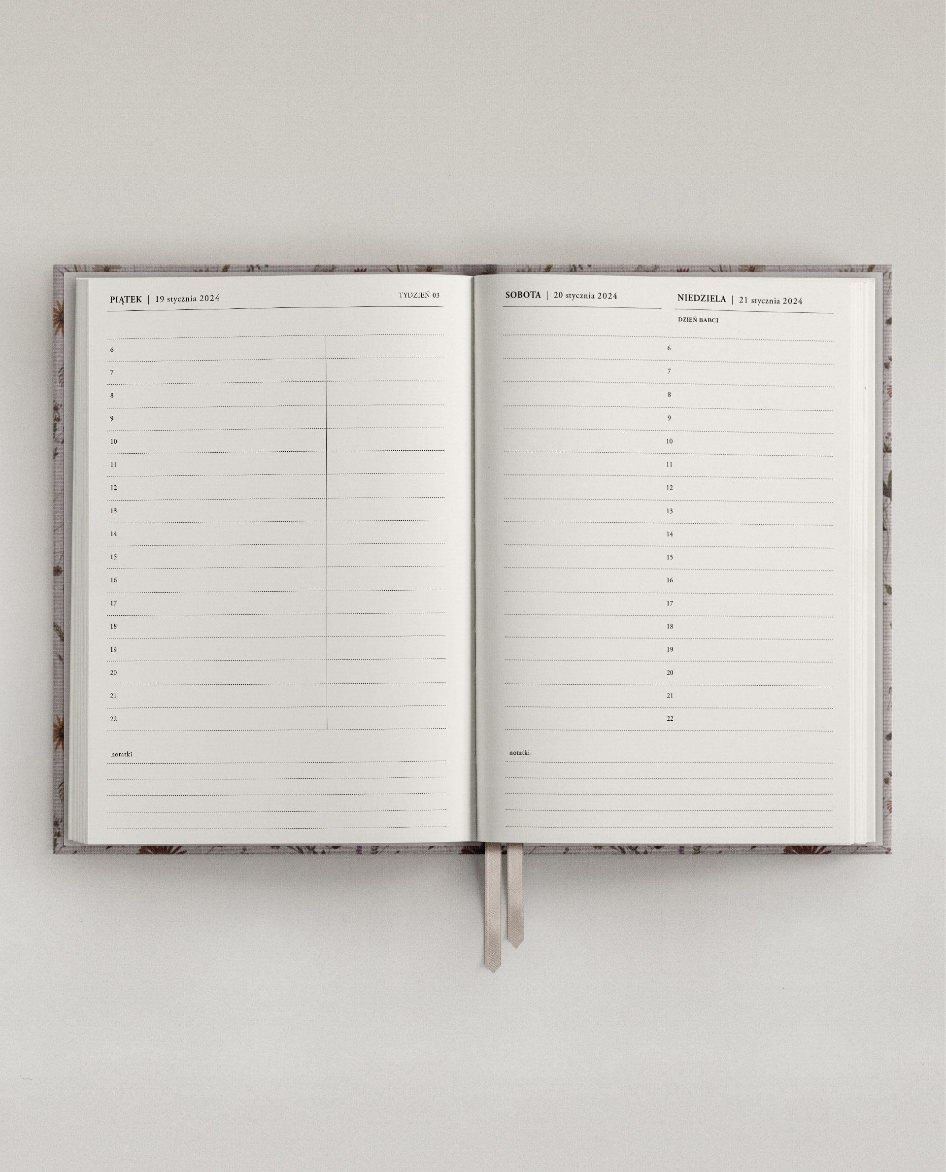 Planner PRO 2024 Daily Nostalgic Meadow