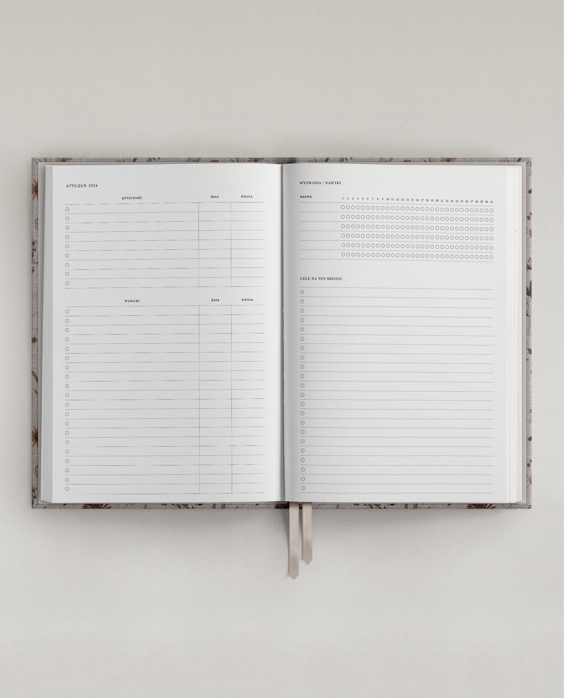2024 Weekly Planner Nostalgic Meadow